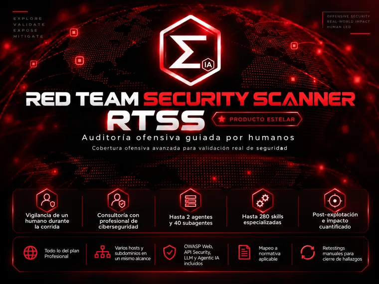 Red Team Security Scanner: auditoría ofensiva guiada por humanos.